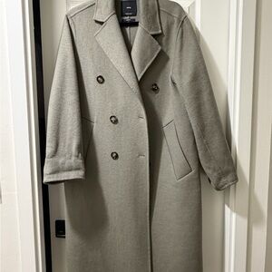 Mango Women's Sage Double-Breasted Trench Coat